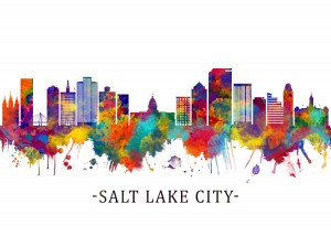 Salt Lake City Utah Skyline